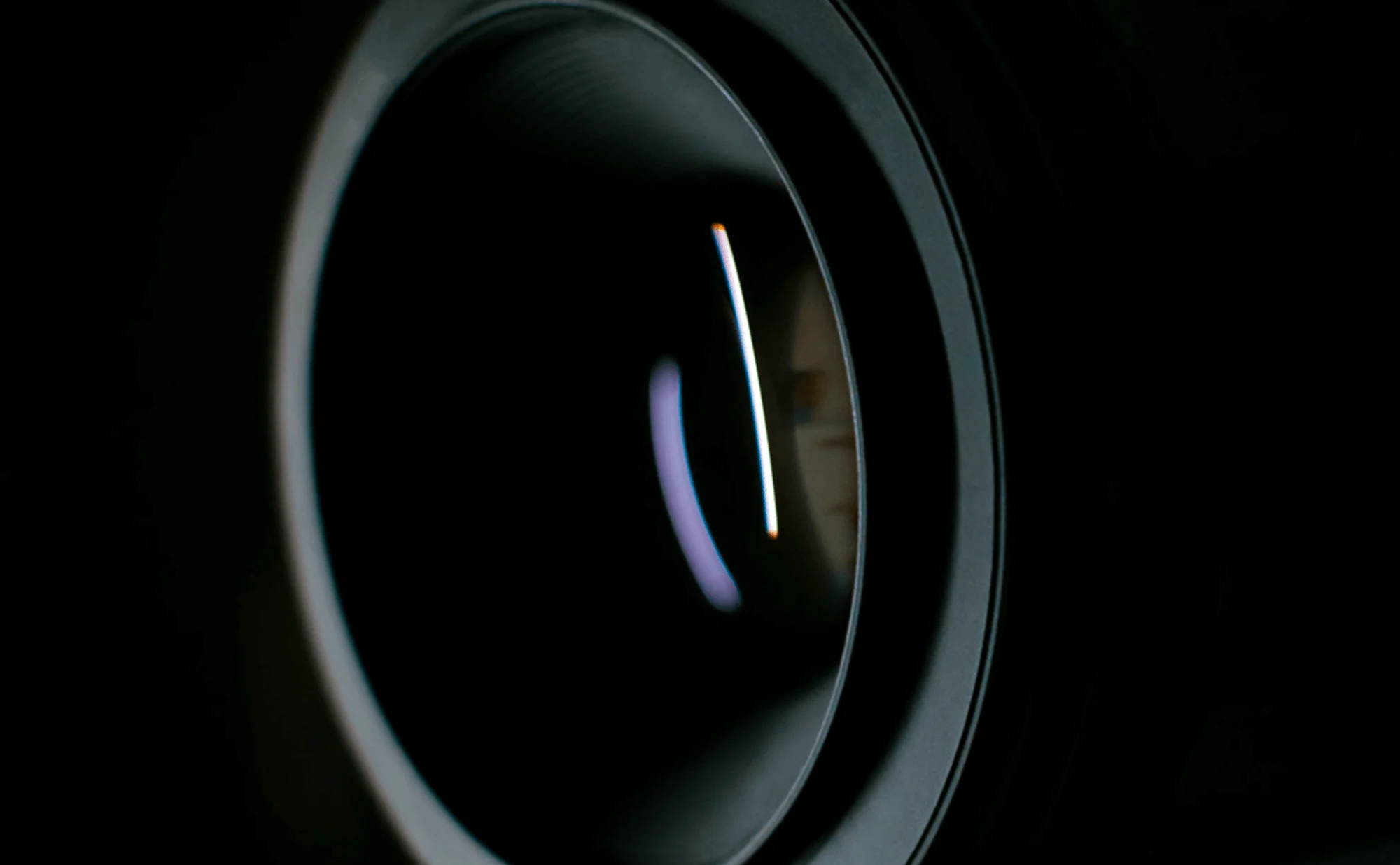 Lentille optique utilisée dans la réalisation de la série photographique. Série photographique, Futur quantique | Julien Ridouard, 2019